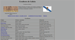Desktop Screenshot of escultoresgallegos.com