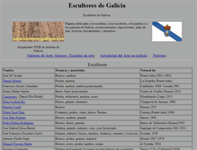 Tablet Screenshot of escultoresgallegos.com